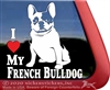 French Bulldog Window Decal