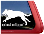 Irish Wolfhound Window Decal