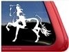 Saddlebred Horse Trailer Window Decal