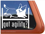 Corgi Agility Dog Window Decal