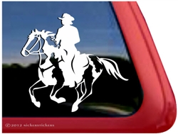 American Paint Rider Window Decal