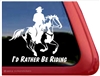 American Paint Rider Window Decal