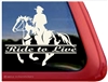 American Paint Rider Window Decal