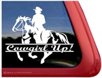 American Paint Rider Window Decal