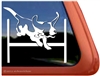 Basset Hound Agility Dog Window Decal