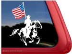 American Paint Drill Horse Window Decal