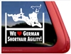 German Shorthaired Pointer Agility Window Decal
