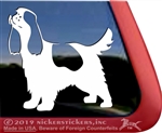 Parti Cocker Spaniel Window Decal