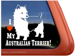 Australian Terrier Window Decal