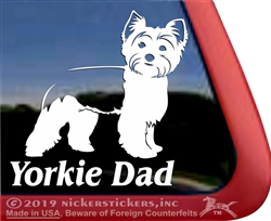 Yorkie Window Decal