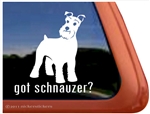 Schnauzer Window Decal