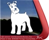 Custom Schnauzer Dog Car Truck RV Window Decal Sticker