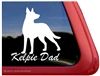 Australian Kelpie Window Decal