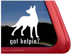 Got Kelpie Australian Kelpie Dog Car Truck RV Window Decal Sticker