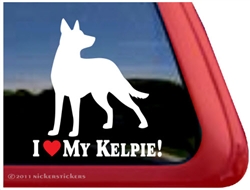 Australian Kelpie Window Decal