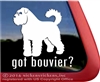 Bouvier des Flandres Window Decal