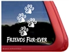 Dog Paws iPad Car Truck RV Window Decal Sticker