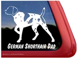 German Shorthair Pointer Gun Dog Window Decal Sticker