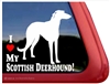 Scottish Deerhound Window Decal