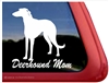 Scottish Deerhound Mom Dog Car Truck RV Window Decal Sticker
