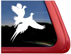 Pheasant Bird Dog Gun Dog Window Decal Sticker