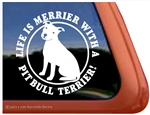 Pit Bull Terrier Window Decal