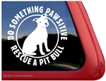 Pit Bull Terrier Window Decal