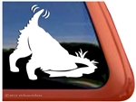 Custom Earthdog Terrier Dog Window Decal