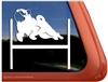 Pug Agility Dog Window Decal