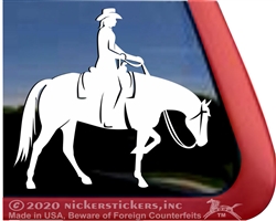 Competitive Trail Horse Trailer Window Decal