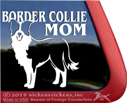 Dog Border Collie Dog Car Truck RV Window Decal Sticker