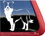 Custom Border Collie Dog Window Decal