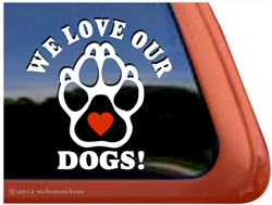 Paw Print Window Decal