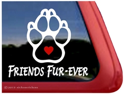 Paw Print Window Decal