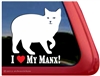 Manx Window Decal