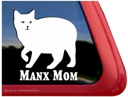 Manx Window Decal