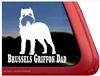 Brussels Griffon Window Decal