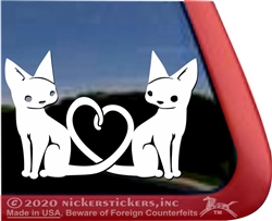 Custom Love Kitty Window Decal