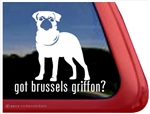 Brussels Griffon Window Decal