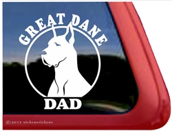 Great Dane Window Decal