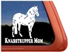Knabstrupper Horse Trailer Window Decal