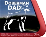 Doberman Pinscher Window Decal