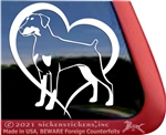 Doberman Window Decal