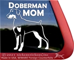 Doberman Window Decal