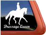 Dressage Rider Horse Trailer Window Decal