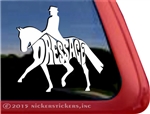 Dressage Rider Horse Trailer Car Truck RV Window Decal Sticker