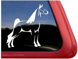 Tennessee Walker Horse Trailer Window Decal