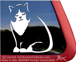 Custom  Cat Window Decal