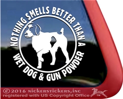 German Wirehair Pointer Window Decal