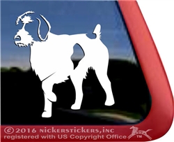 German Wirehair Pointer Gun Dog Window Decal Sticker